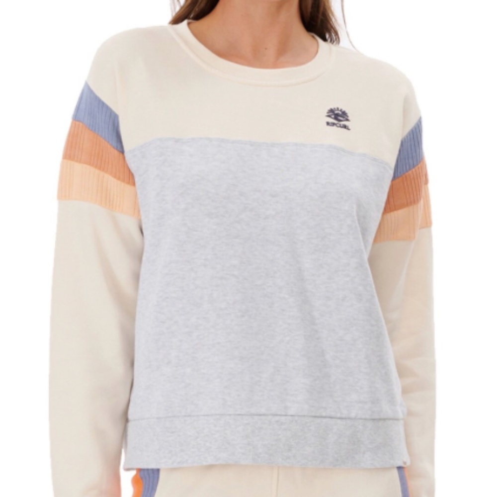 RIP CURL Melting Crew - Off white - fleece